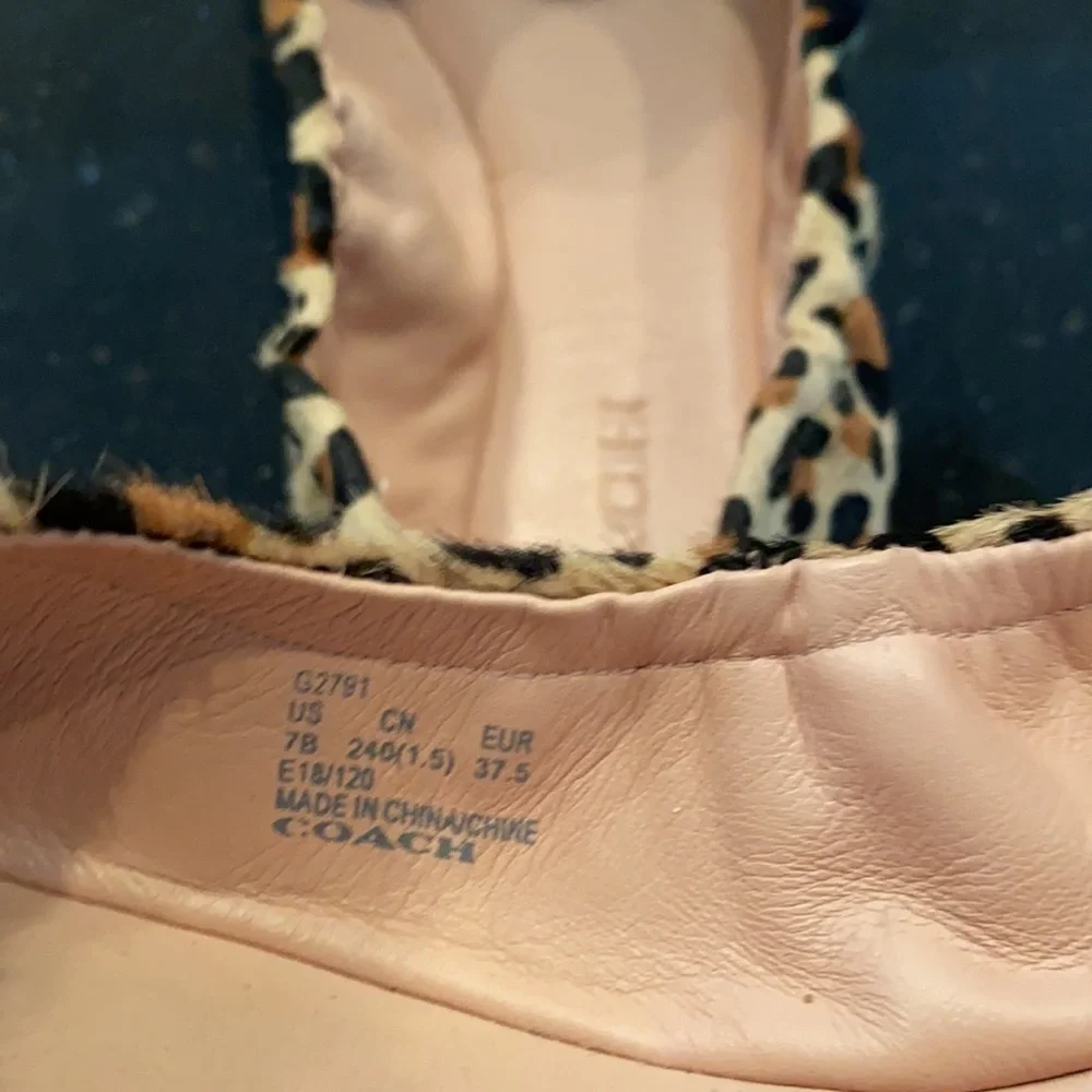 Coach Haircalf Stanton Ballet Flat SZ 7